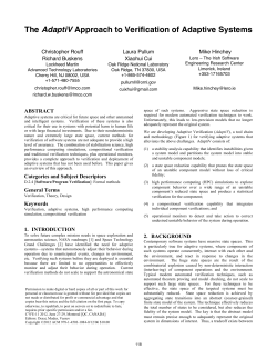 The AdaptiV approach to verification of adaptive systems