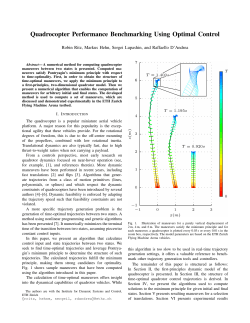 Quadrocopter Performance Benchmarking Using Optimal Control