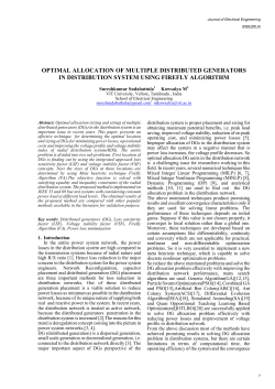 optimal allocation of multiple distributed generators in distribution