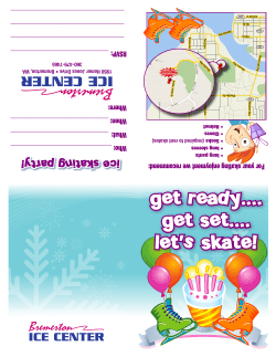 Get Ready.... Get Set.... Let`s Skate!