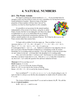 CHAP04 Natural Numbers