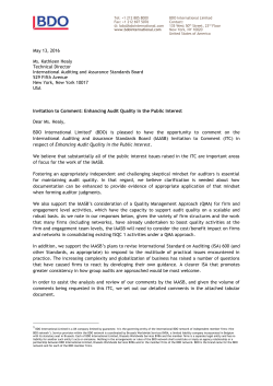 Paragraphs 188&ndash;190 set out matters relating to transparency