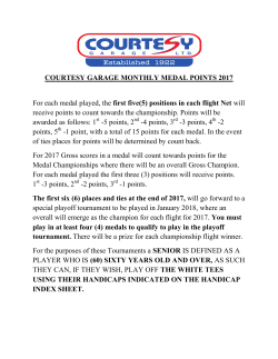 Rules - Barbados Golf Club