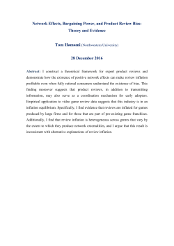 Network Effects, Bargaining Power, and Product Review Bias