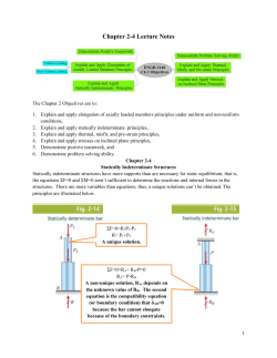 Chapter 2-4 Lecture Notes