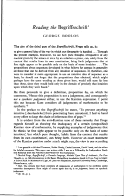Reading the Begriffsschrift1