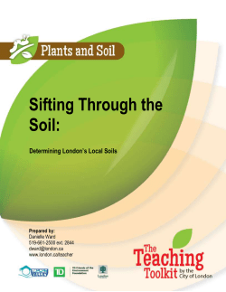 Sifting Through the Soil