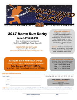 2017 Home Run Derby - The Brookfield Bulldogs