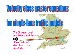 network traffic OUTLOOK: Insert real world numbers Study effects of
