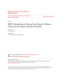 BREP Identification During Voxel-Based Collision Detection for