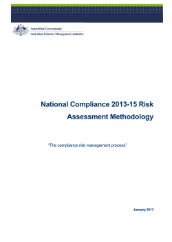 2.2.2 Risk Analysis - The Australian Fisheries Management Authority