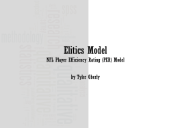Elitics Model - MIT Sloan Sports Analytics Conference