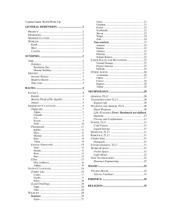Cyantia Game World Write Up - Thaler And Thomas Enterprises
