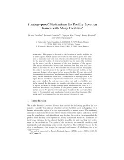 Strategy-proof Mechanisms for Facility Location Games with Many