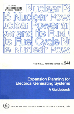 Expansion Planning for Electrical Generating Systems