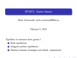 SF2972: Game theory