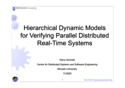 Hierarchical Dynamic Models for Verifying Parallel Distributed Real