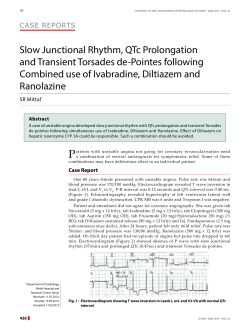 Slow Junctional Rhythm, QTc Prolongation and Transient Torsades