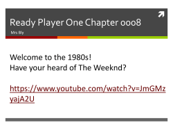 Ready Player One Chapter 11