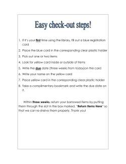 Easy check out steps: