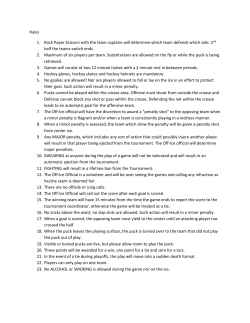 Rules 1. Rock Paper Scissors with the team captains will determine