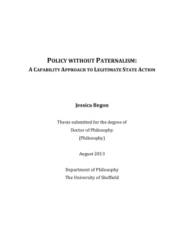 A Capability Approach to Legitimate State Action