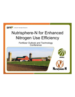 Nutrisphere-N for Enhanced Nitrogen Use Efficiency