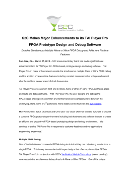 S2C Makes Major Enhancements to its TAI Player Pro FPGA