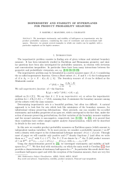 ISOPERIMETRY AND STABILITY OF HYPERPLANES FOR