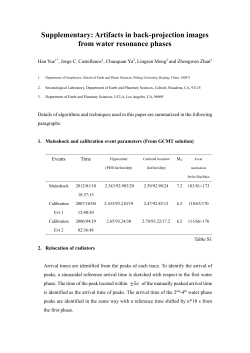 Localized water reverberation phases and its impact on back