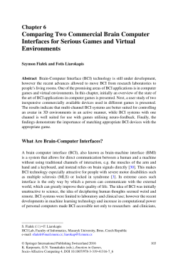 Comparing Two Commercial Brain Computer Interfaces