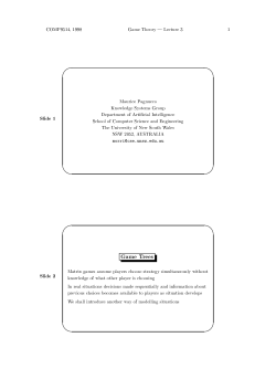 Game Trees - Computer Science and Engineering