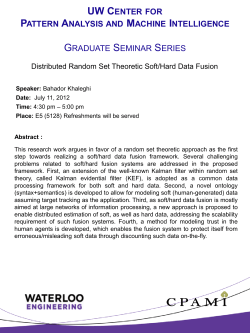 Distributed Random Set Theoretic Soft/Hard Data Fusion