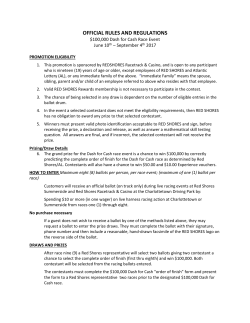 official rules and regulations