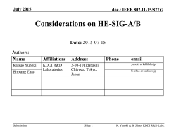Considerations on HE-SIG-A/B