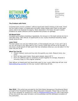 The Problem with Paint