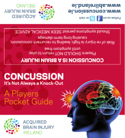 concussion - Acquired Brain Injury Ireland