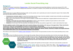 London Social Prescribing map March 2017 update