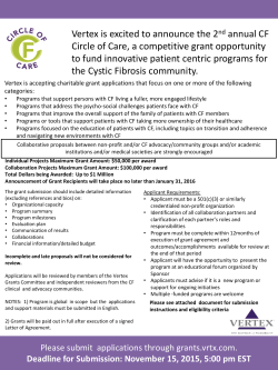 Deadline for Submission: November 15, 2015 5:00 pm EST