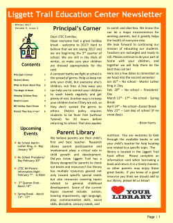 LTEC Winter News Letter - Blue Springs School District