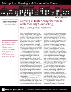 Moving to Better Neighborhoods with Mobility