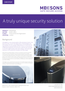 A truly unique security solution