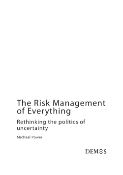 Risk management