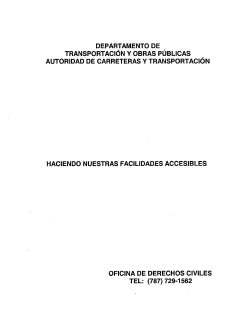 departamento de transportaci&oacute;n y obras p&uacute;blicas autoridad