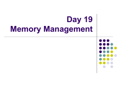 Placement Algorithm Keeping track of memory - Rose