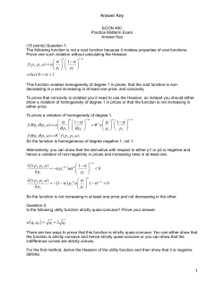 400 Midterm Exam Answer Key