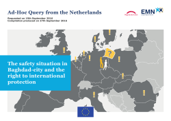 The safety situation in Baghdad-city and the right to