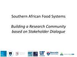 Southern African Food System Governance