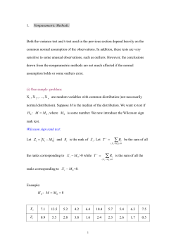 2.3 Nonparametric methods