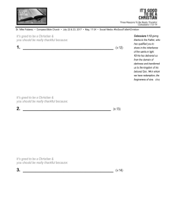 This Sermon`s Social Media Hashtag